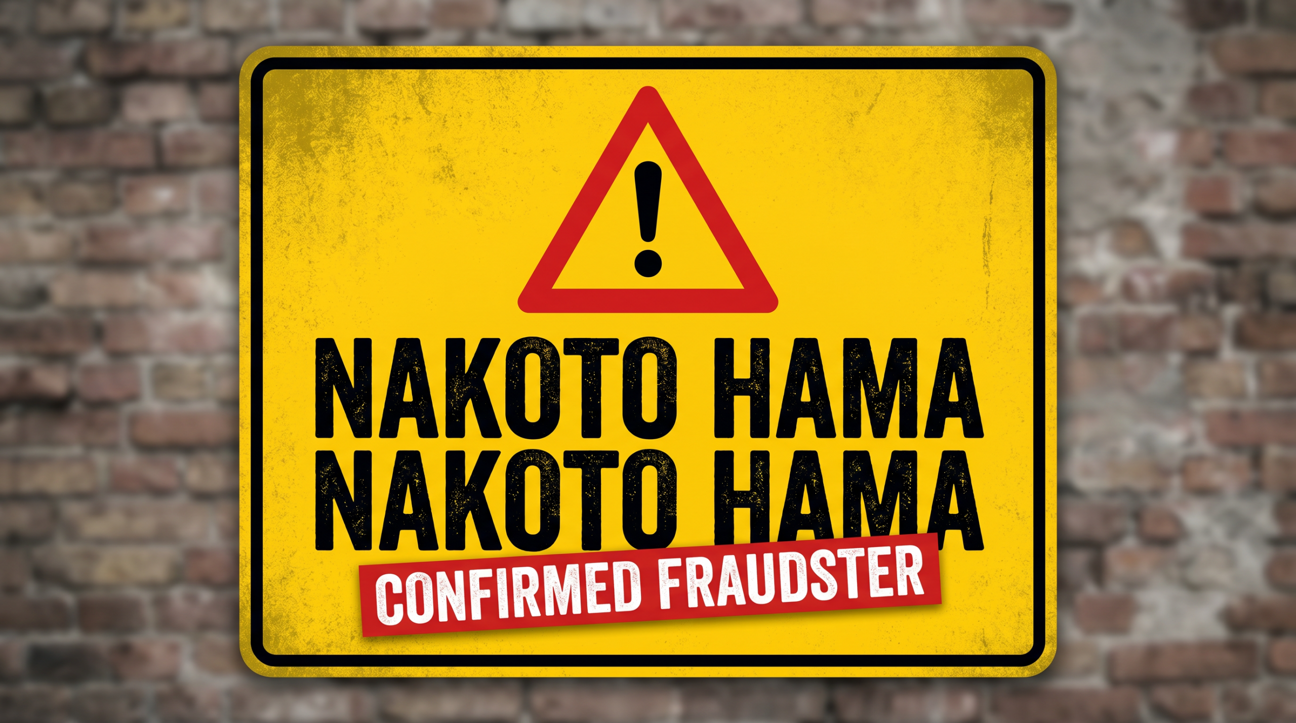 Warning About Nakoto Hama: Blacklist Reported